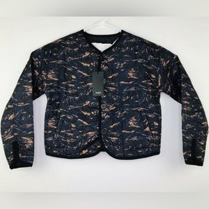 NWT Womens Hudson Quilted Reversible Bomber Jacket